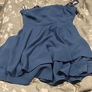 Lovely Day Blue Backless Dress